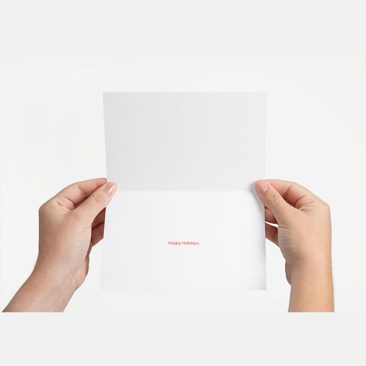 Winter Holiday (3) 4.6" x 7.2" inches with White Envelopes