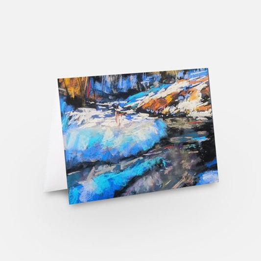 Winter in New England (3) 4.6" x 7.2" inches with White Envelopes